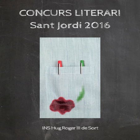 Concurs literari sant jordi 2016
