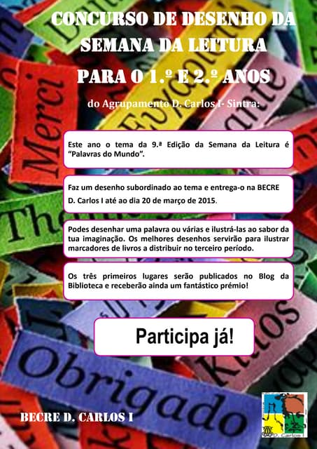 Concurso de desenho 1.º e 2.º anos ...