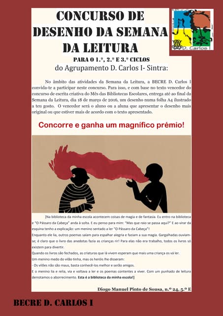 Concurso de desenho da semana da le...