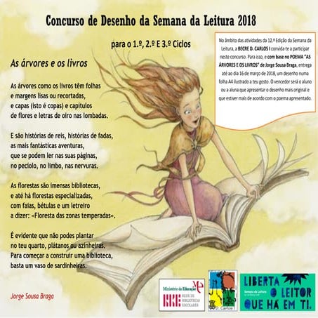 Concurso de desenho da semana da leitura 2018