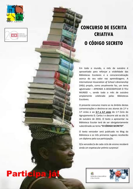 Concurso de escrita criativa 2016
