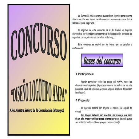 Concurso "Logotipo AMPA"
