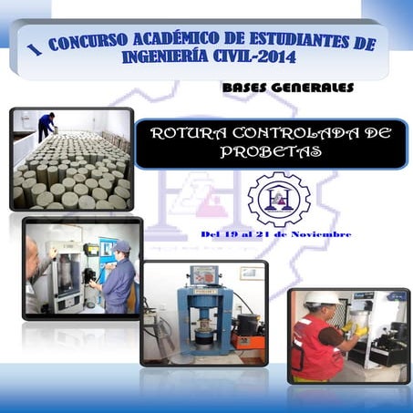 Concurso rotura controlada de probetas
