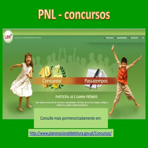 Concursos pnl- pré escolar   e 1º ciclo -regulamentos - cópia