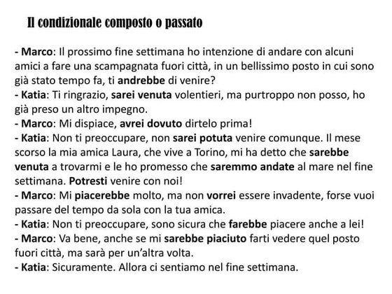 Concordanza dei tempi | PPT