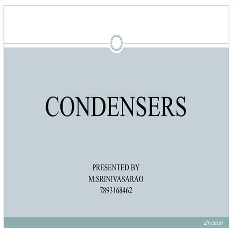 Condenser
