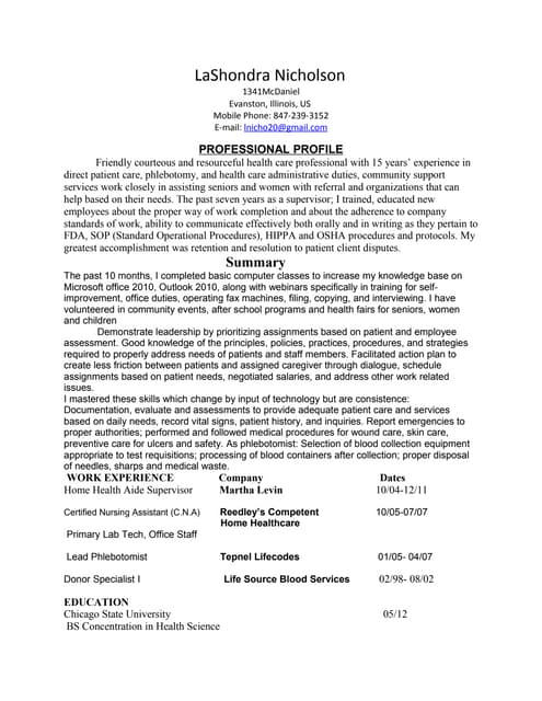 Columbia resume | DOC