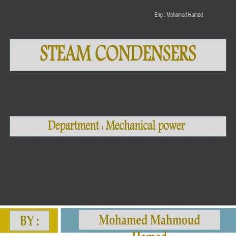 Steam Condensers