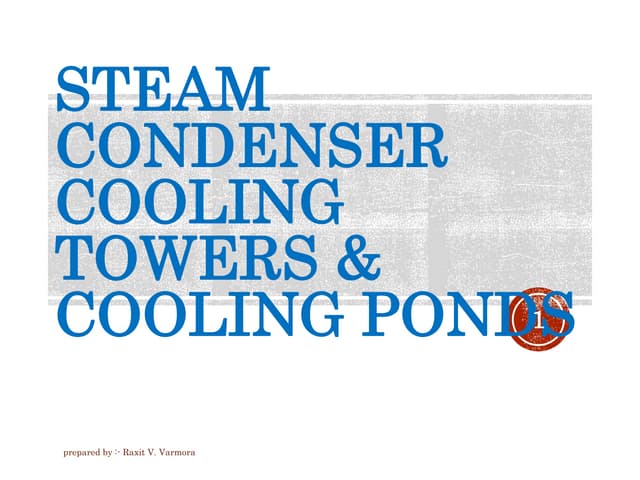 Working & Application of Condensers | What are Condensers Presentation ...