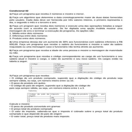 Condicional 02 Pascal Exercicio