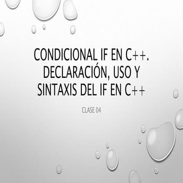 Condicional if en c++