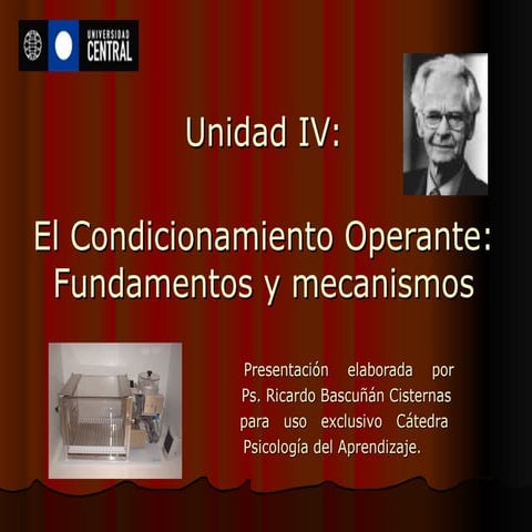 Condicionamiento operante