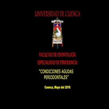 Condiciones periodontales agudas