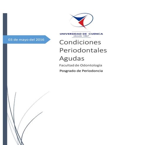 Condiciones periodontales agudas