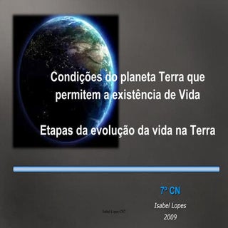 Condições Do Planeta Terra Que Perm...