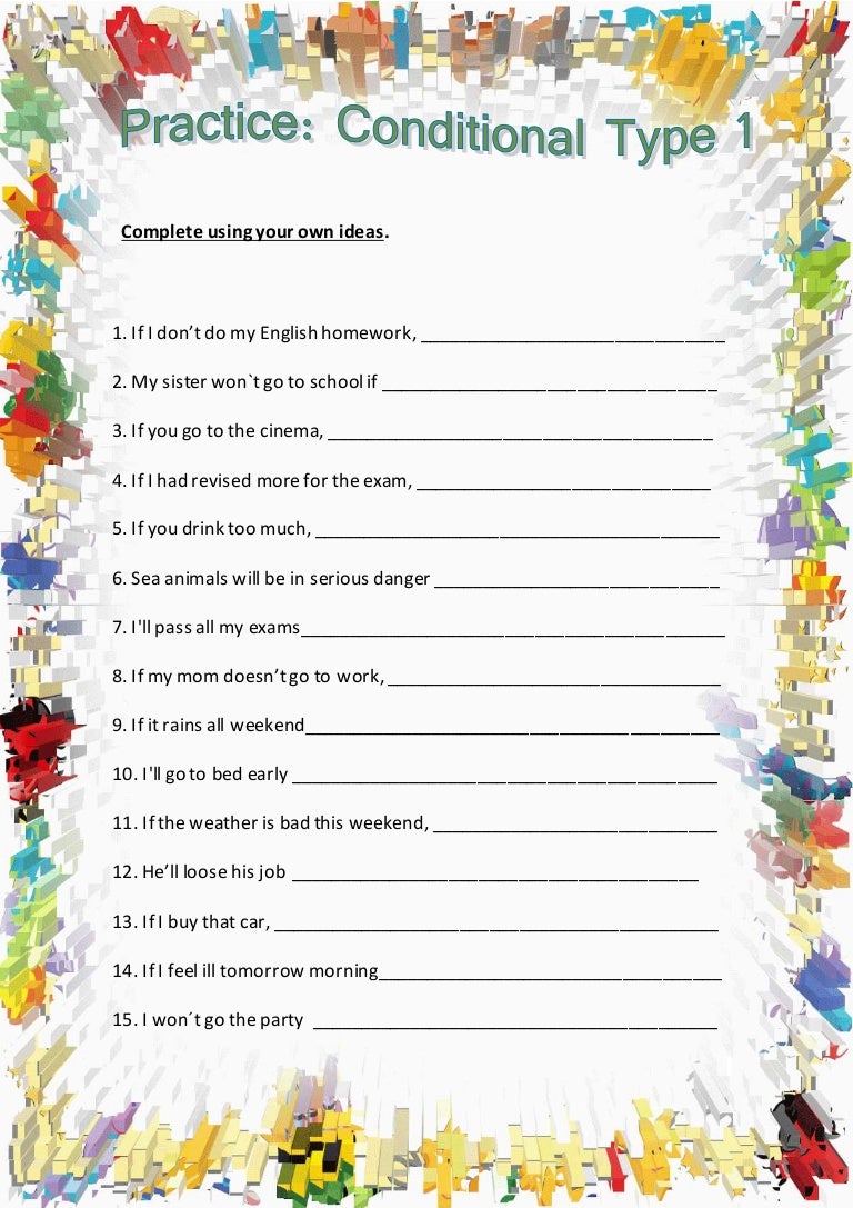 Conditional type 1 worksheets. Conditionals worksheets pdf. first conditional unless worksheets. conditionals worksheets all types.
