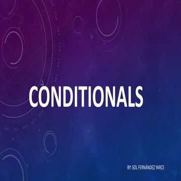If conditionals ppt | PPT