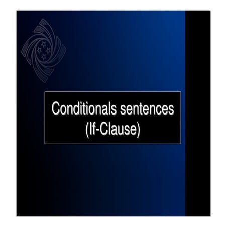 Conditional sentences type 1 | PPT