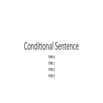 Conditional Sentence( if clause) type 12