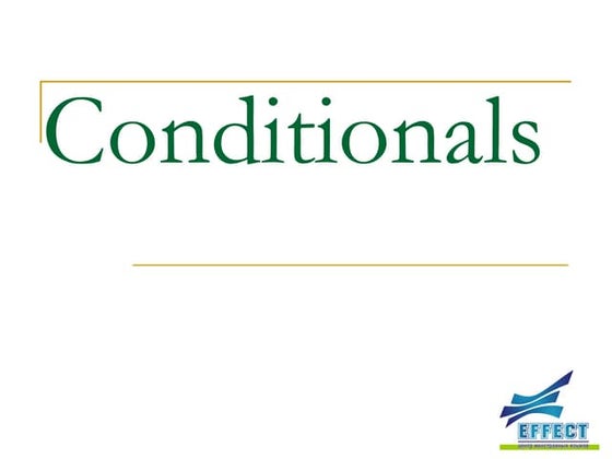 Conditionals demo | PPT