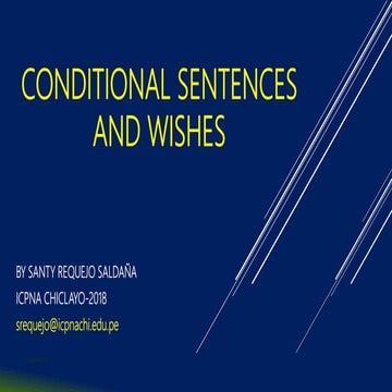 Conditional sentences and wishes