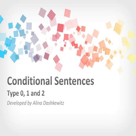 Conditional Sentences Type 0,  type 1 and type  2 + gap-fill exercises