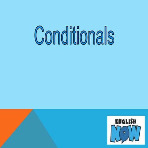 Conditionals 