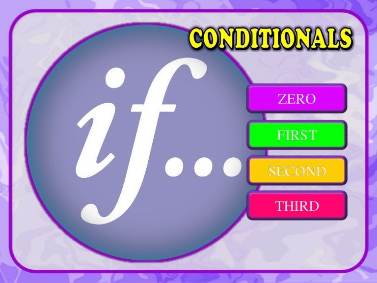Conditionals Types 0 1 2 And 3 Ppt