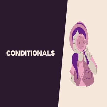 Conditionals Presentation English Grammar | PDF