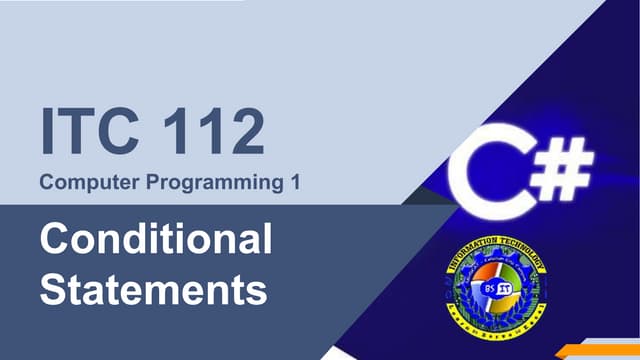 Conditional Statement - Switch Case.pptx
