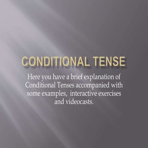 Conditional 0 and 1 | PPTX