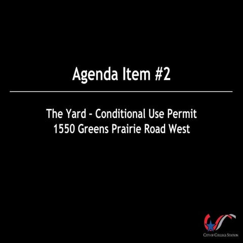 Daiquiri Barn Conditional Use Permit | PPTX