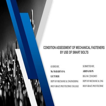 CONDITION ASSESSMENT OF MECHANICAL FASTENERS.pptx