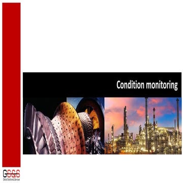 Plant Maintenance & Condition Monitoring