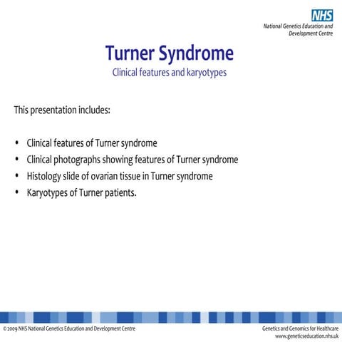 Conditions: Turner Syndrome Chrom