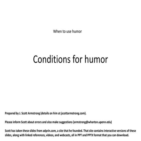 Conditionsforhumor 110827201652-phpapp01