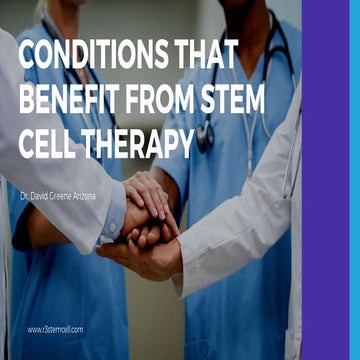 Stem Cell Therapy for Arthritis Insights from Dr. David Greene, Arizona ...