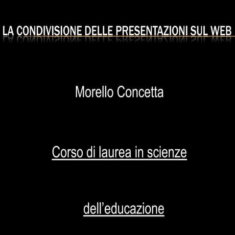Condividere una presentazione