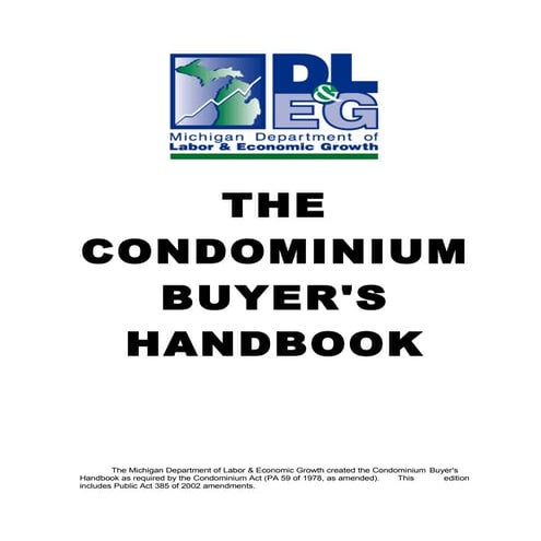 Condo Buyer Handbook 2005 158892 7