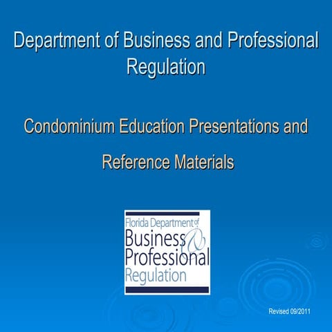 Condominium Education