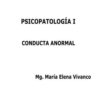 Conducta anormal