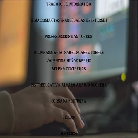 conductas inadecuadas fe internet diiiii