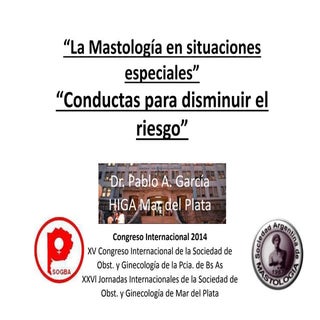 Conductas para disminuir el riesgo ...