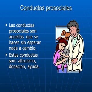 Conductas Prosociales