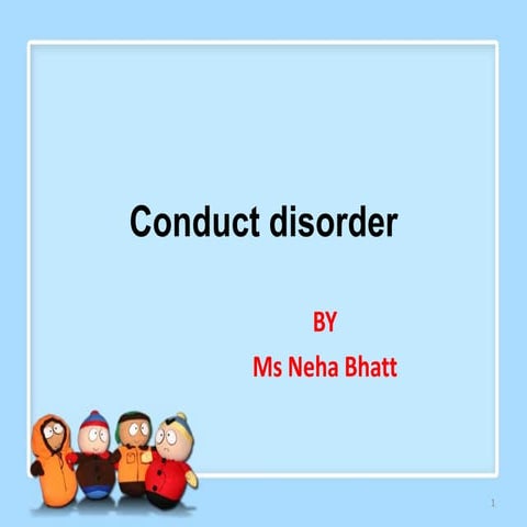 Conduct disorder