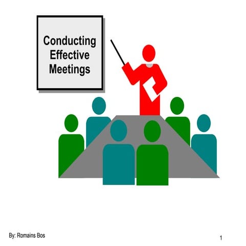 Conducting Effective Meetings
