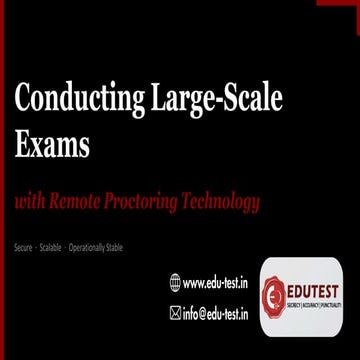 Conducting large-scale exams with remote proctoring technology | PDF