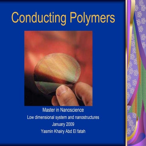 conducting metal syntethic polymers level 4.ppt