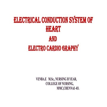 Conducting system of the heart | PPTX