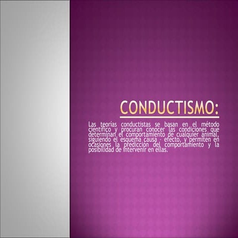Conductismo